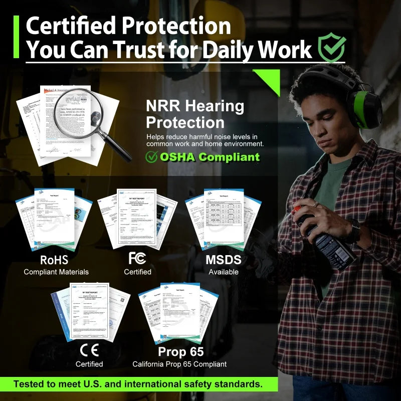 PROHEAR Bluetooth-gehoorbescherming (26 dB)