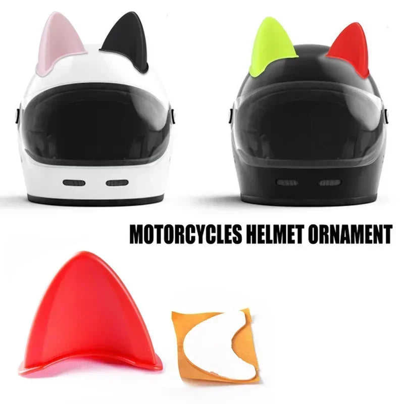 Kattenoortjes voor op de helm
