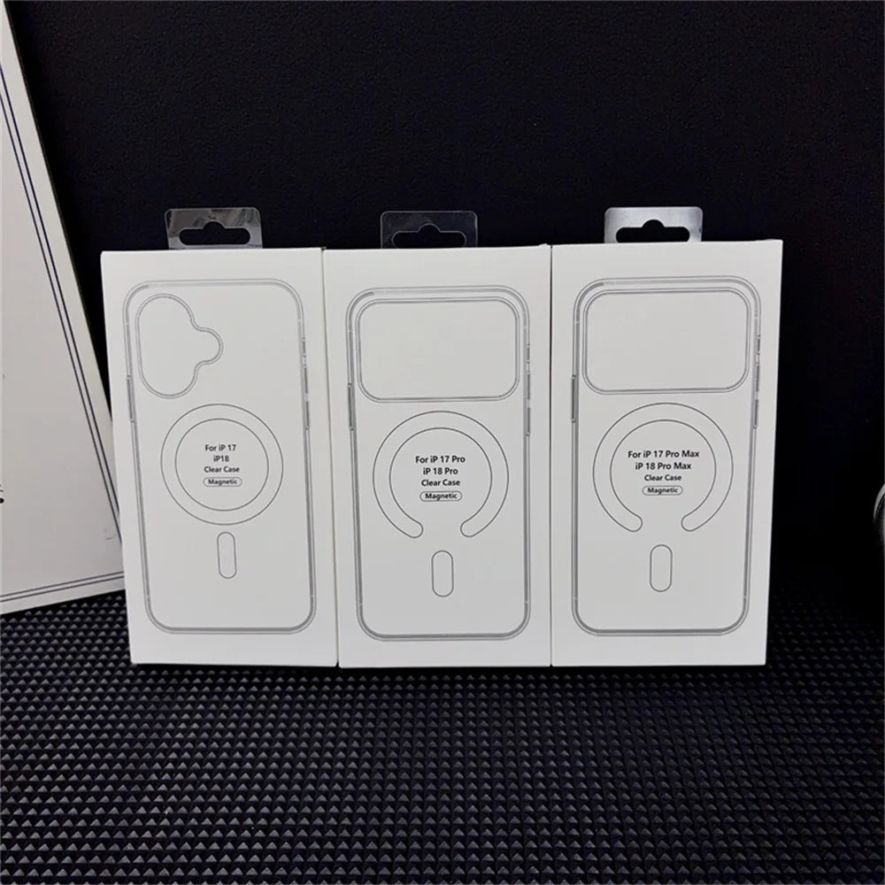 Transparant MagSafe-hoesje voor iPhone 17 / 17 Pro / 17 Pro Max / 18