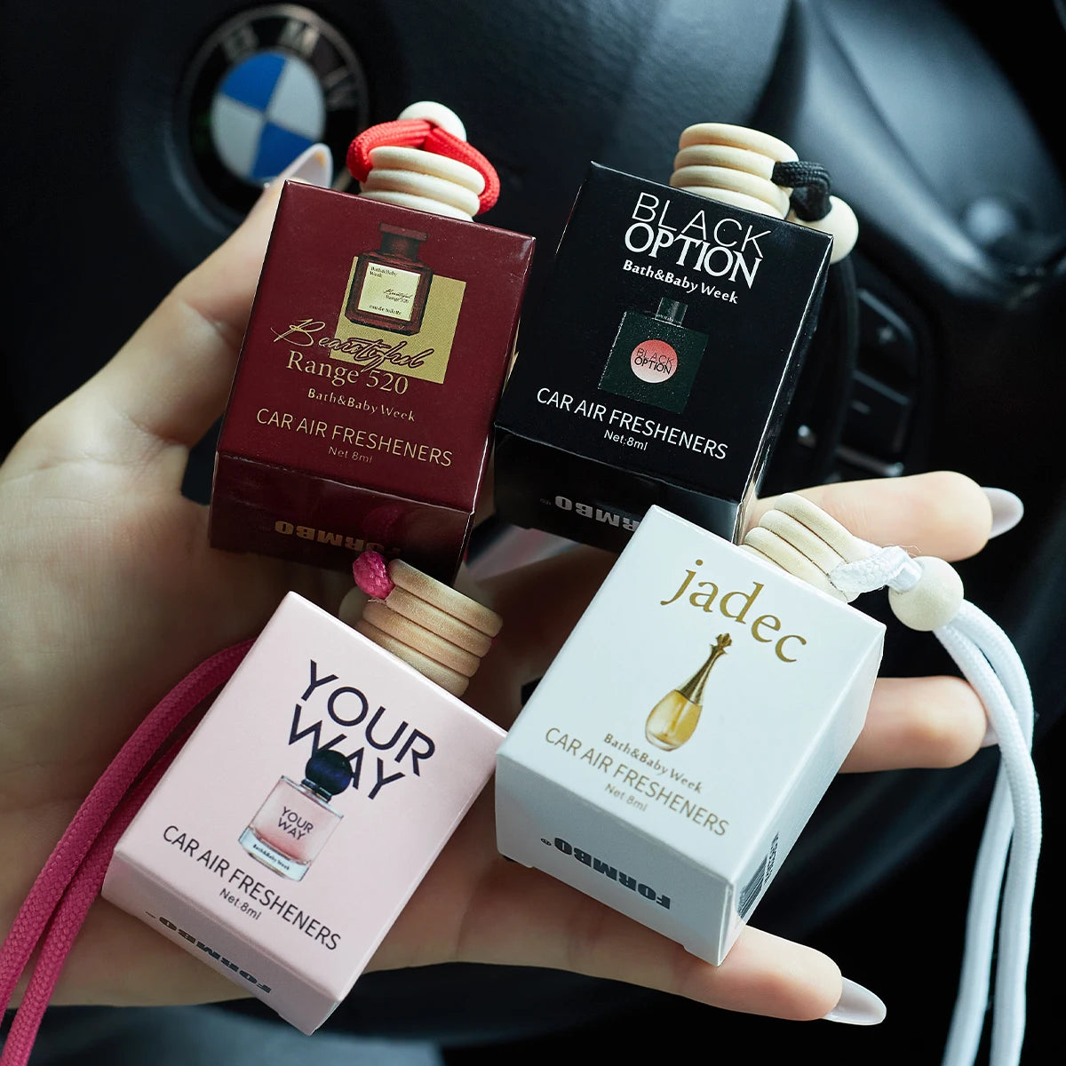 Luxe autoparfum voor het ventilatierooster