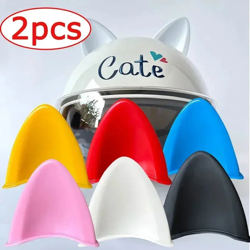 Kattenoortjes voor op de helm