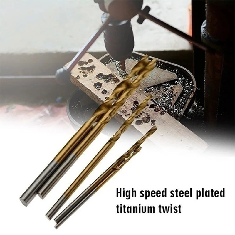 Titanium HSS borenset (50 of 100 stuks)