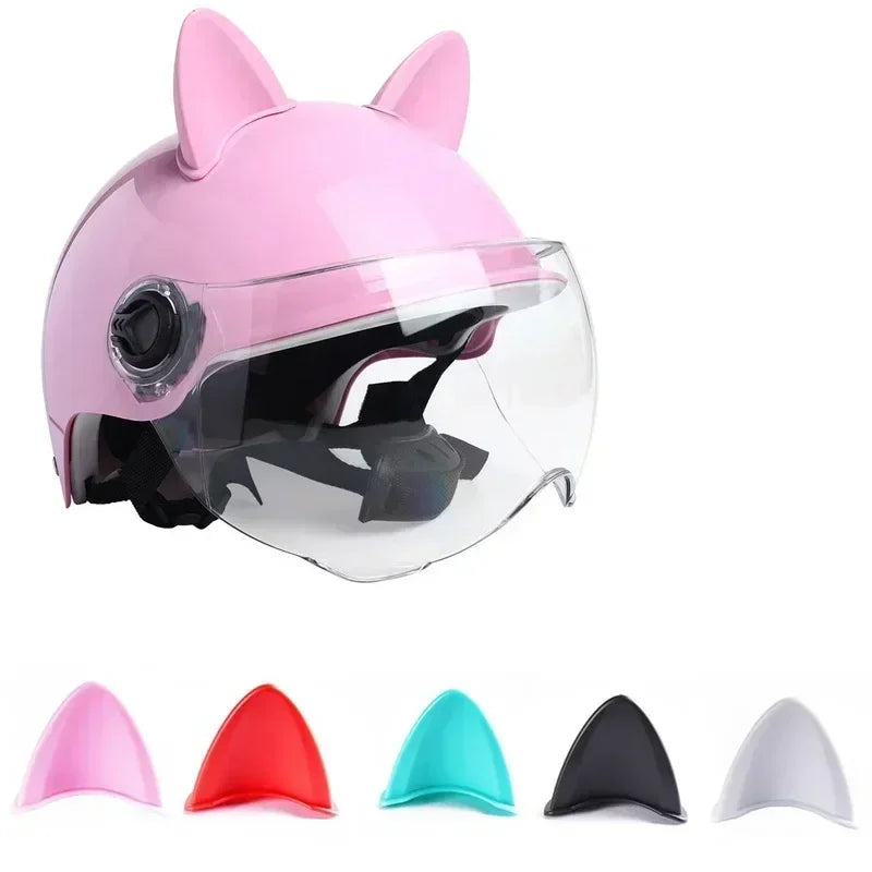 Kattenoortjes voor op de helm