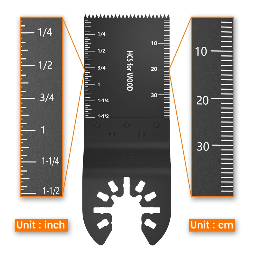 Multitool-zaagbladen set (5 t/m 60 stuks)