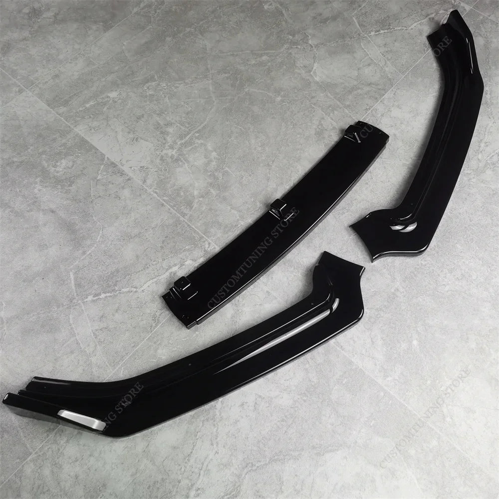 Frontspoiler lip (3-delig) voor VW Polo 5 6R (2009–2013)