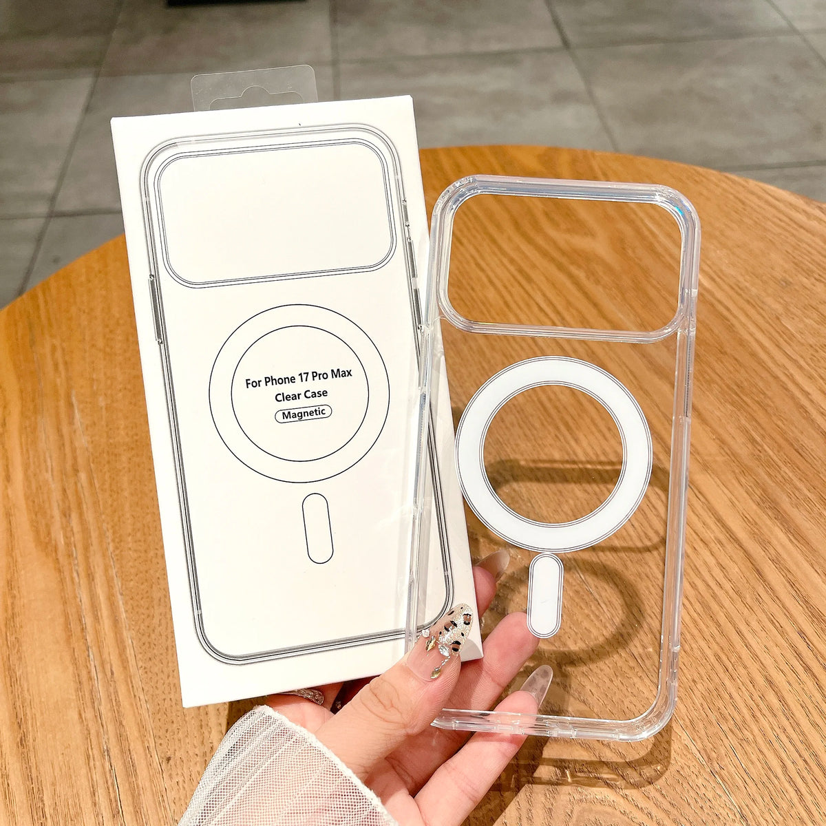 Transparant MagSafe-hoesje voor iPhone 17 / 17 Pro / 17 Pro Max / 18