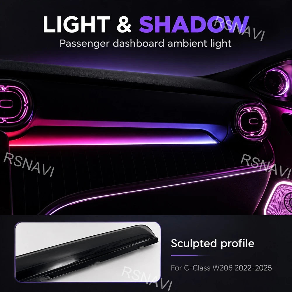 Sfeerverlichting upgrade-kits voor Mercedes C-Klasse W206 (2022–2025)