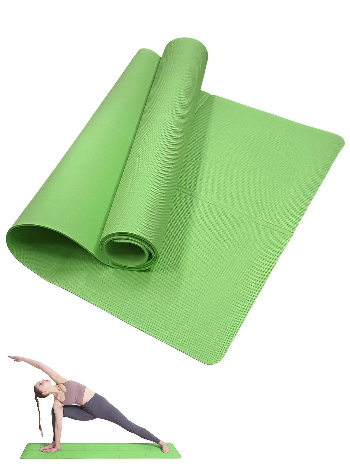 Antislip yogamat (3, 4 of 6 mm)