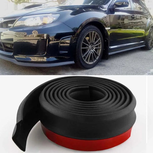 Rubberen bumperlip / sideskirt-strip (1 m of 2,5 m)