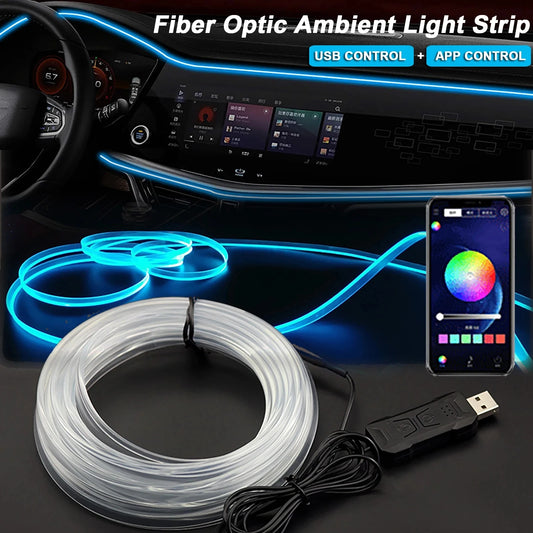 RGB sfeerverlichting voor het auto-interieur