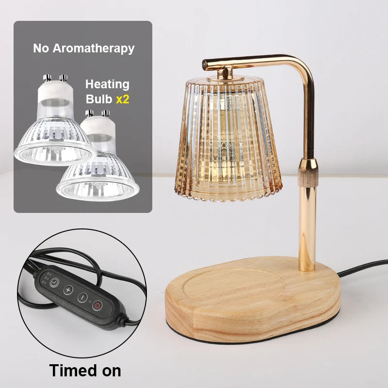 Kaarsenwarmer lamp met timer en dimmer (EU-stekker)