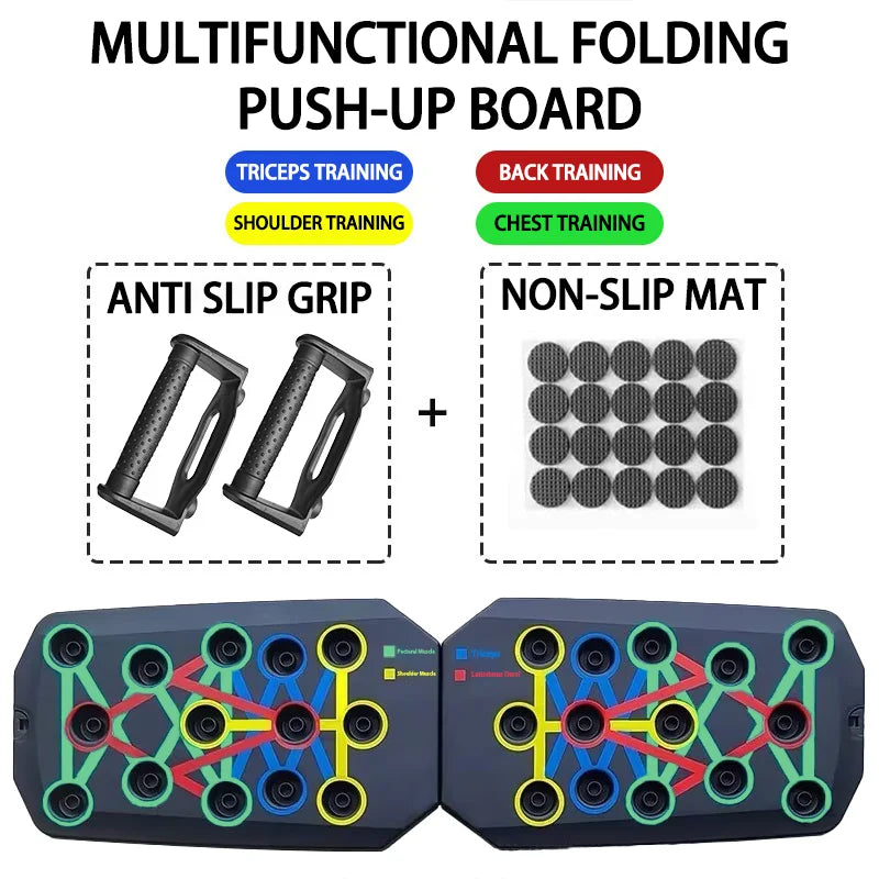 Multifunctioneel push-up board met handvatten