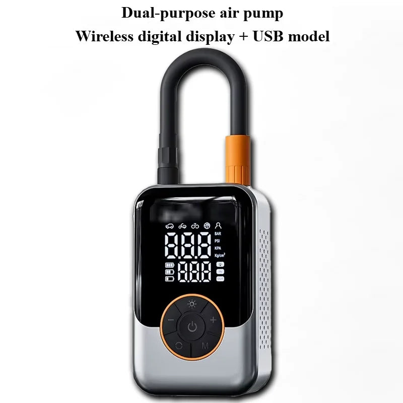 Draadloze elektrische bandenpomp met display
