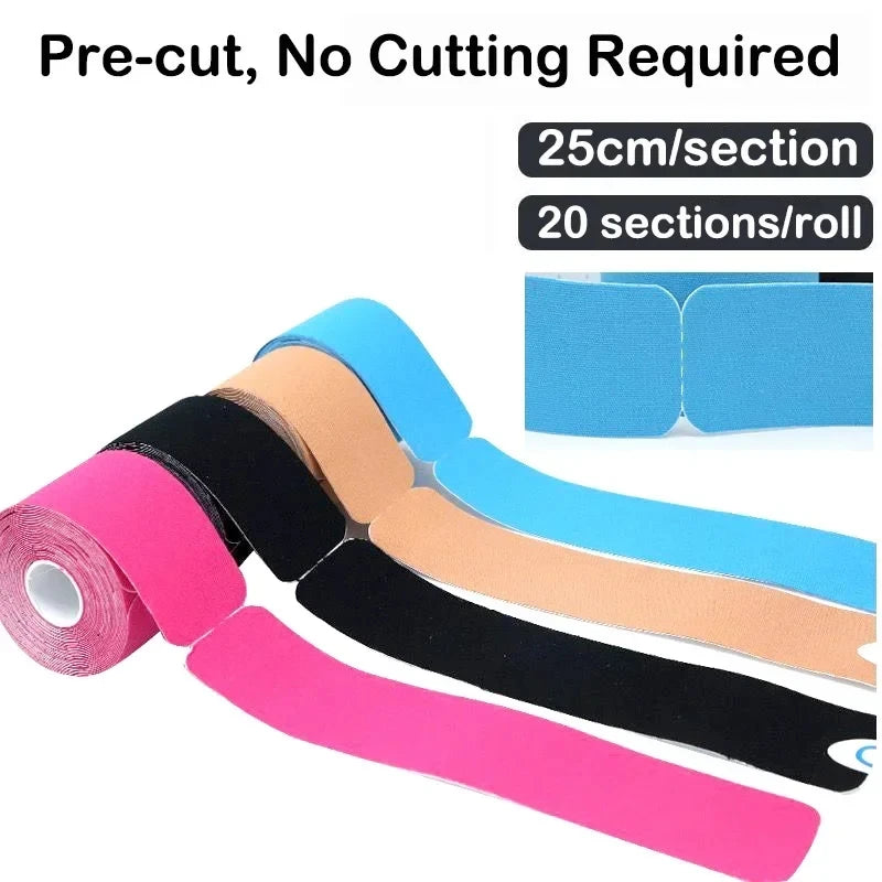 Kinesiotape voorgesneden (5 cm x 5 m)