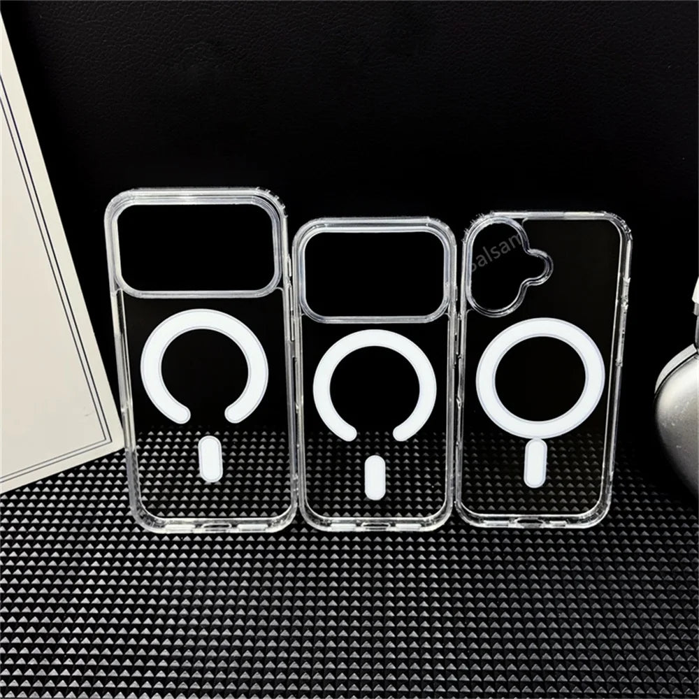 Transparant MagSafe-hoesje voor iPhone 17 / 17 Pro / 17 Pro Max / 18