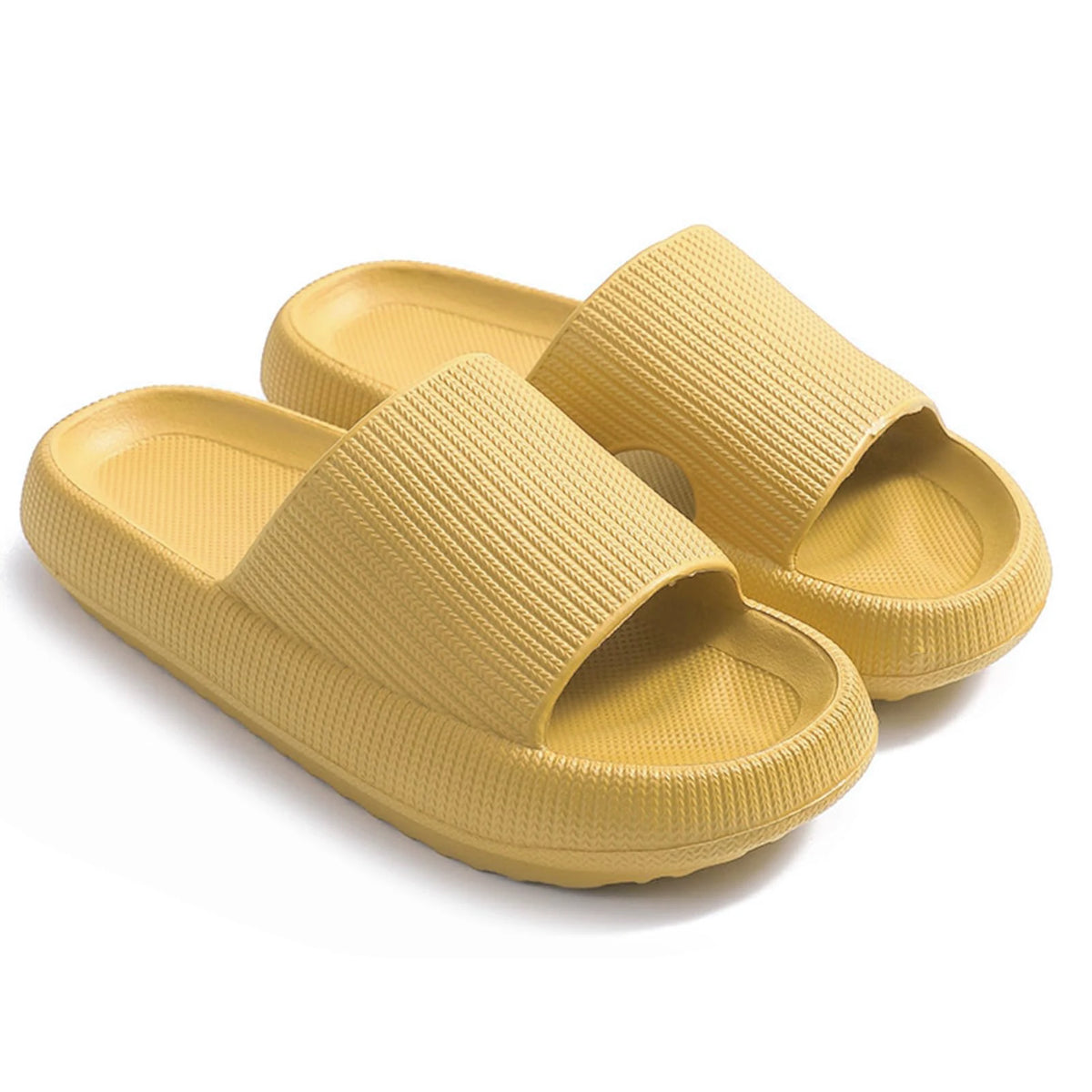 Cloud slippers met dikke zool