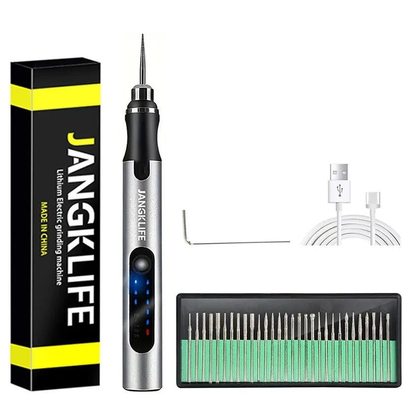 Draadloze mini-multitool set (graveren, boren, slijpen)