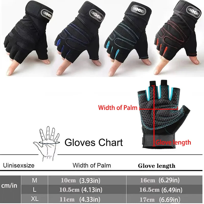 Fitnesshandschoenen met polsband