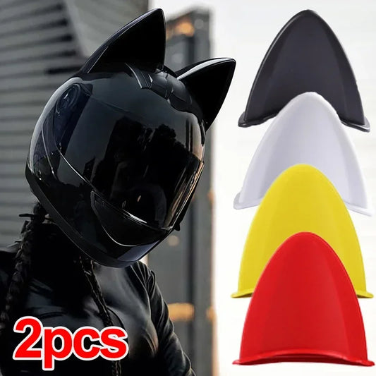 Kattenoortjes voor op de helm