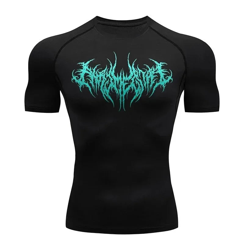 Compressie sportshirt heren