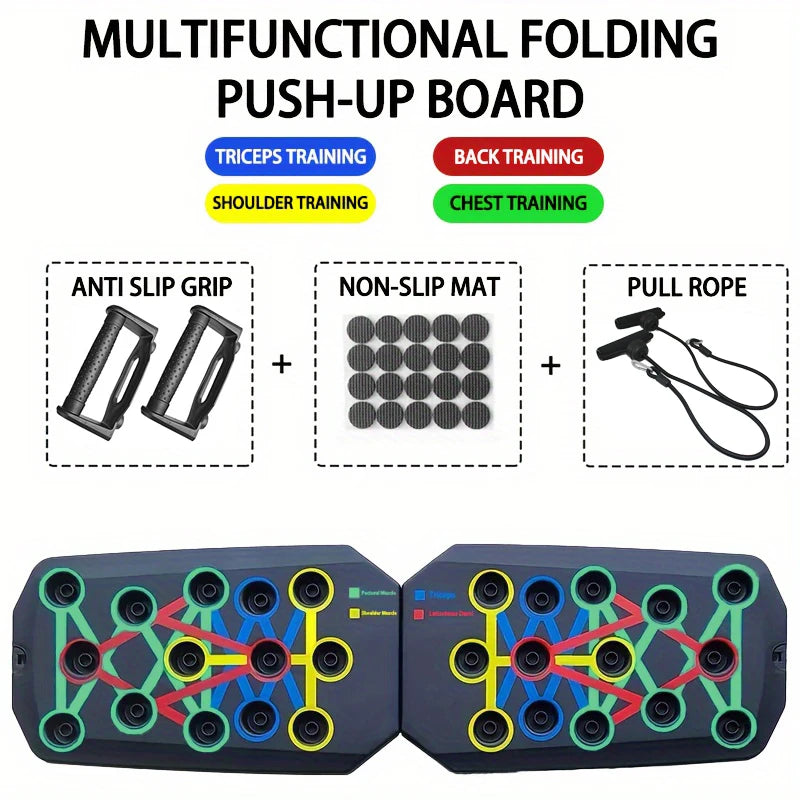 Multifunctioneel push-up board met handvatten