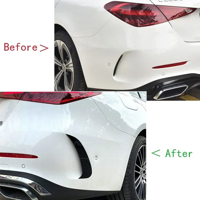 Achterbumper-canards / splitters voor Mercedes C-Klasse W206 (2022+)