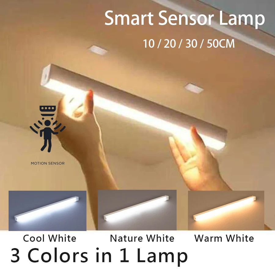 Magnetische LED-lichtbalk met bewegingssensor