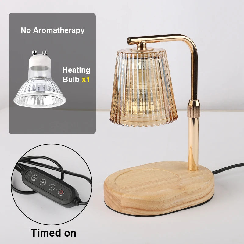Kaarsenwarmer lamp met timer en dimmer (EU-stekker)