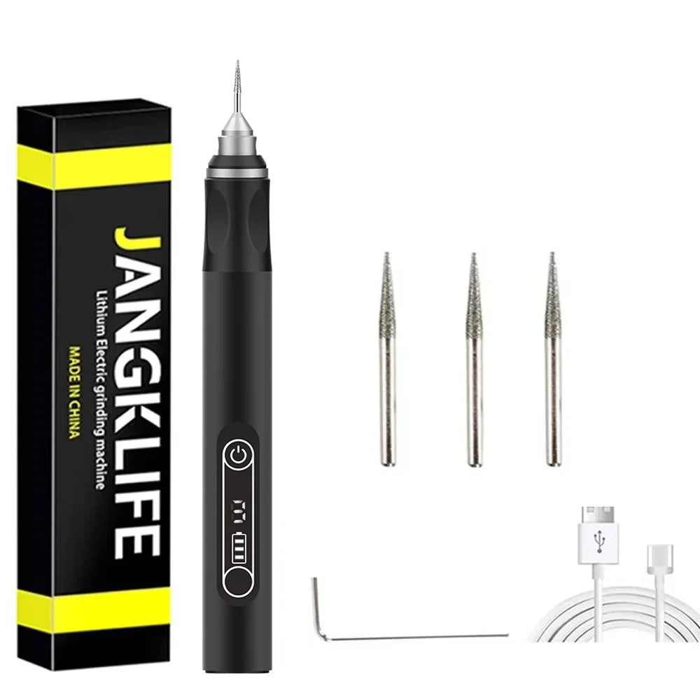Draadloze mini-multitool set (graveren, boren, slijpen)