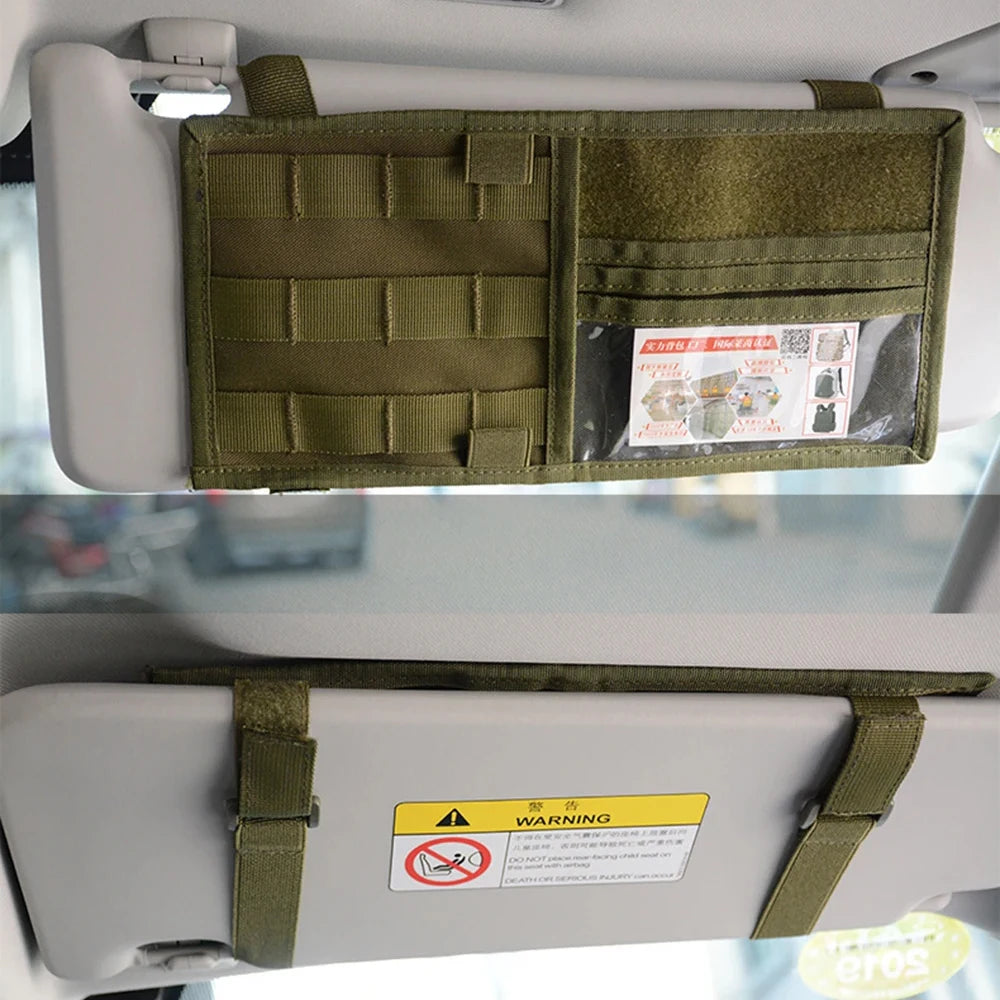 Zonneklep-organizer voor de auto