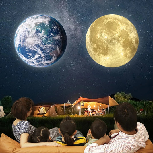 Maan- en aardeprojector voor het plafond