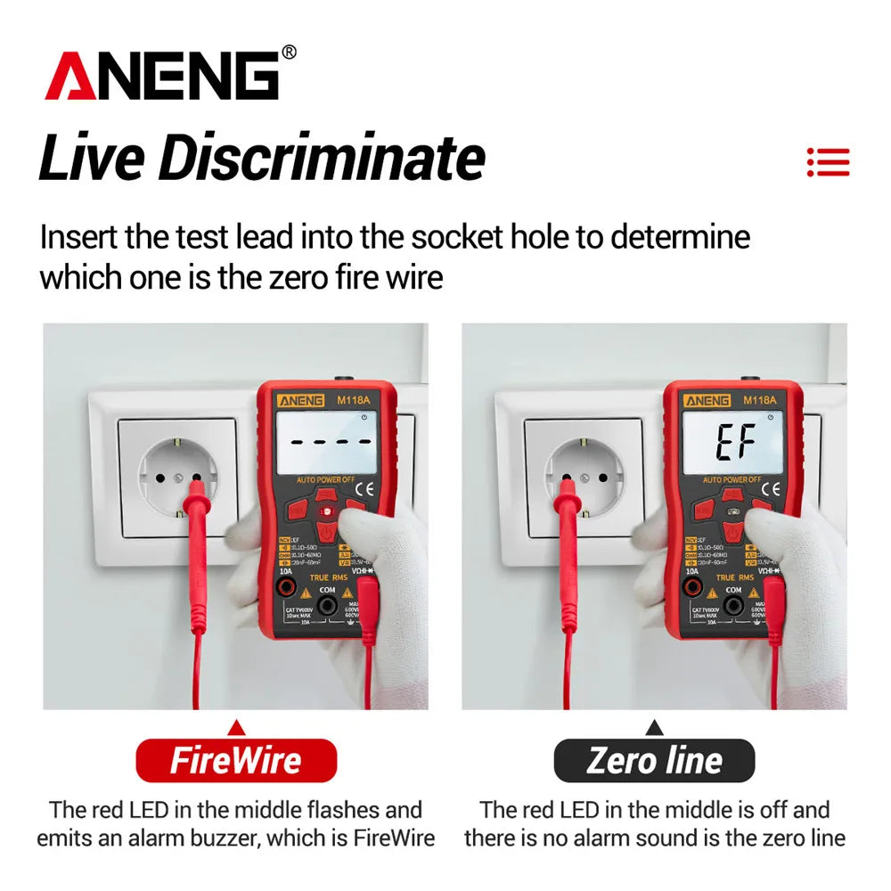 Digitale mini-multimeter (True RMS, NCV)