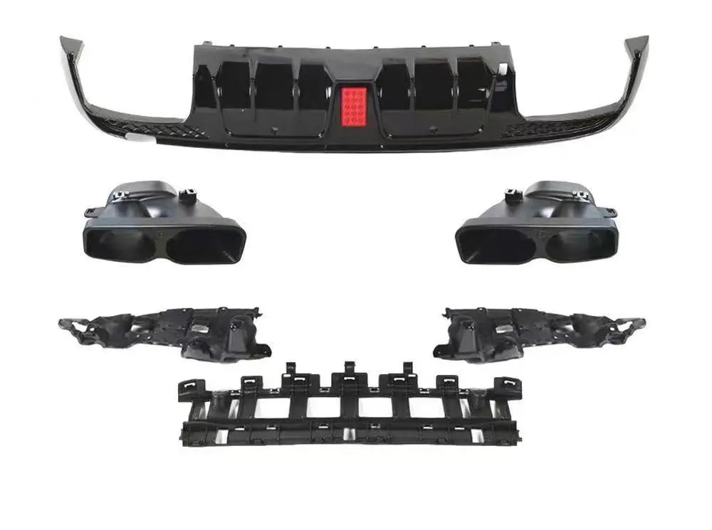 Achterdiffuser voor Mercedes C-Klasse W205 C63/C43 AMG (2015–2022)