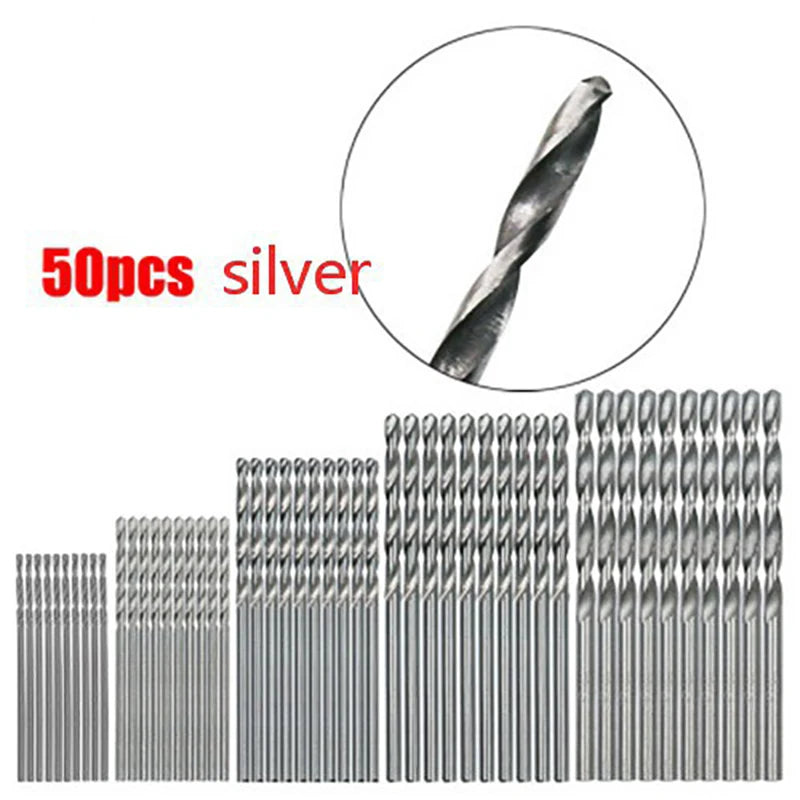 Titanium HSS borenset (50 of 100 stuks)