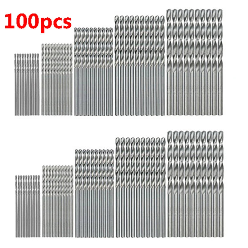 Titanium HSS borenset (50 of 100 stuks)