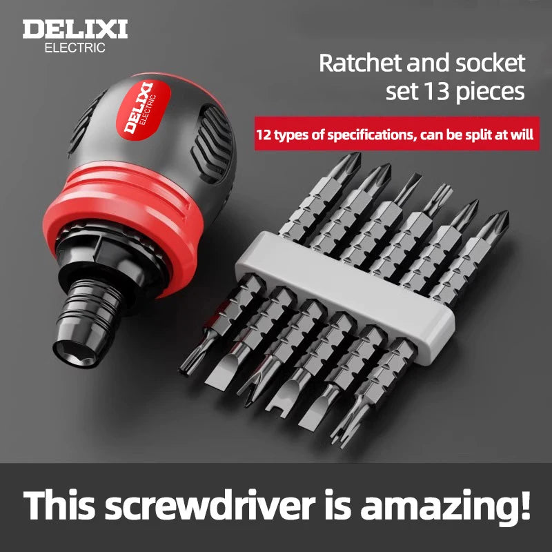 Ratelschroevendraaier set 13-delig