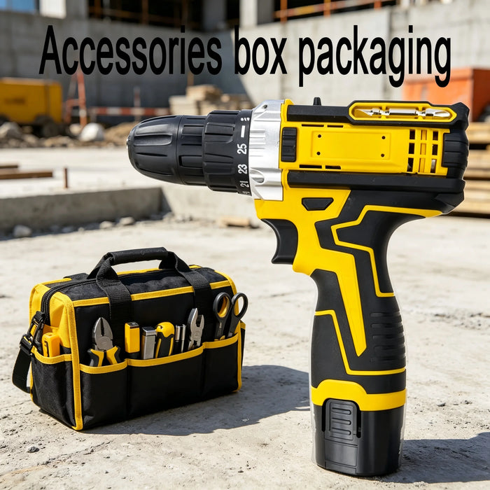 Accu boor-/schroefmachine set met accessoirekoffer