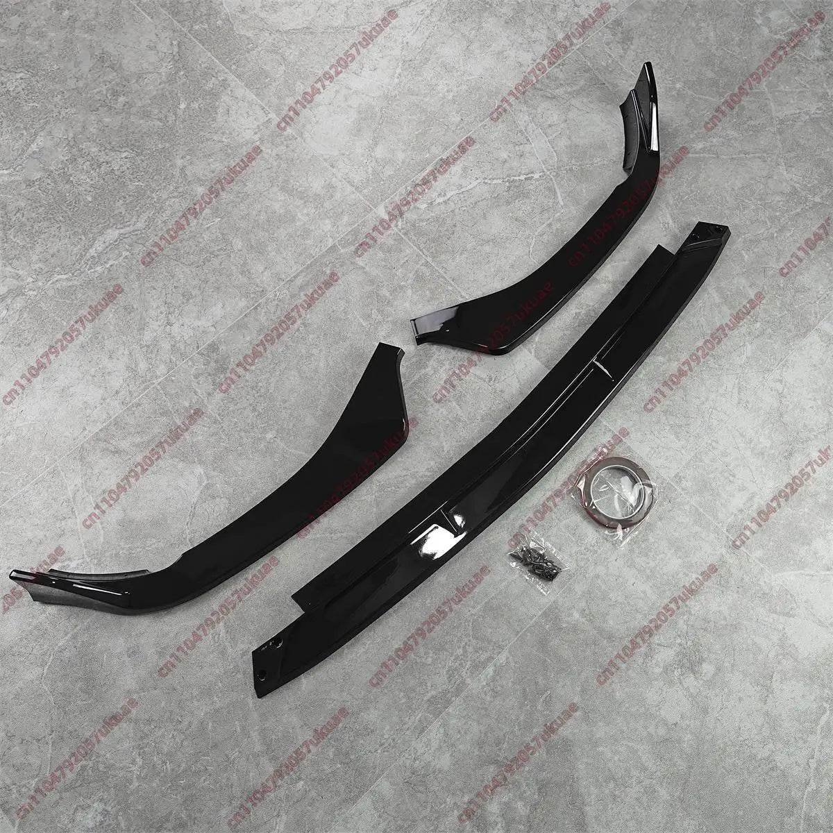 Frontspoiler lip glanzend zwart voor Mercedes C-Klasse W206 AMG-Line (2021+)