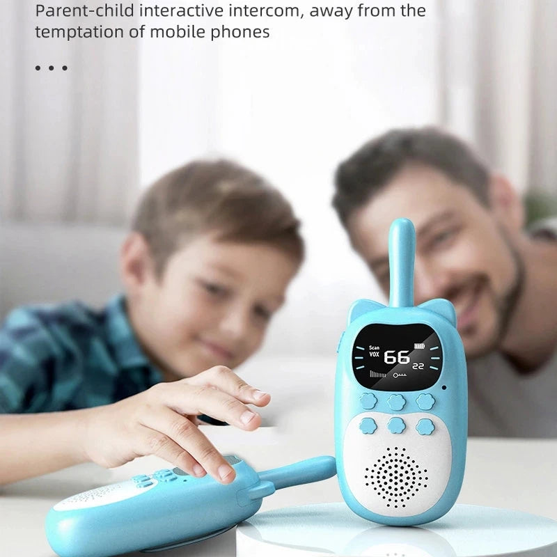 Walkietalkieset voor kinderen (2 stuks, oplaadbaar)