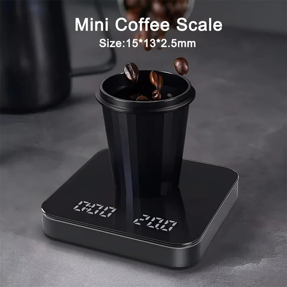 Digitale koffieweegschaal met timer