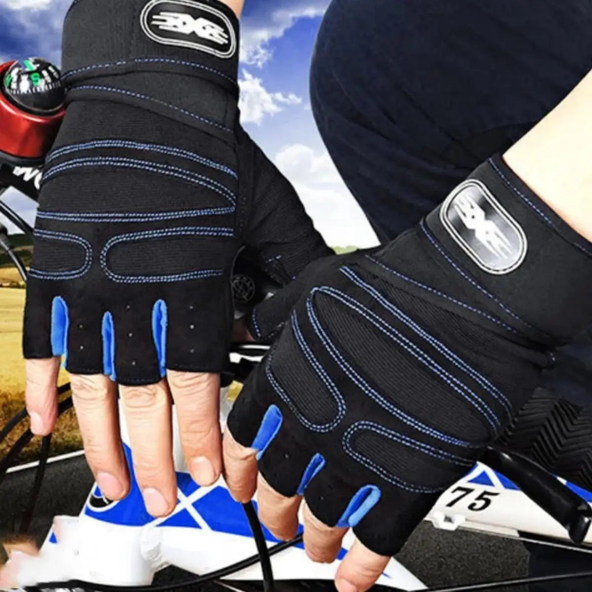 Fitnesshandschoenen met polsband