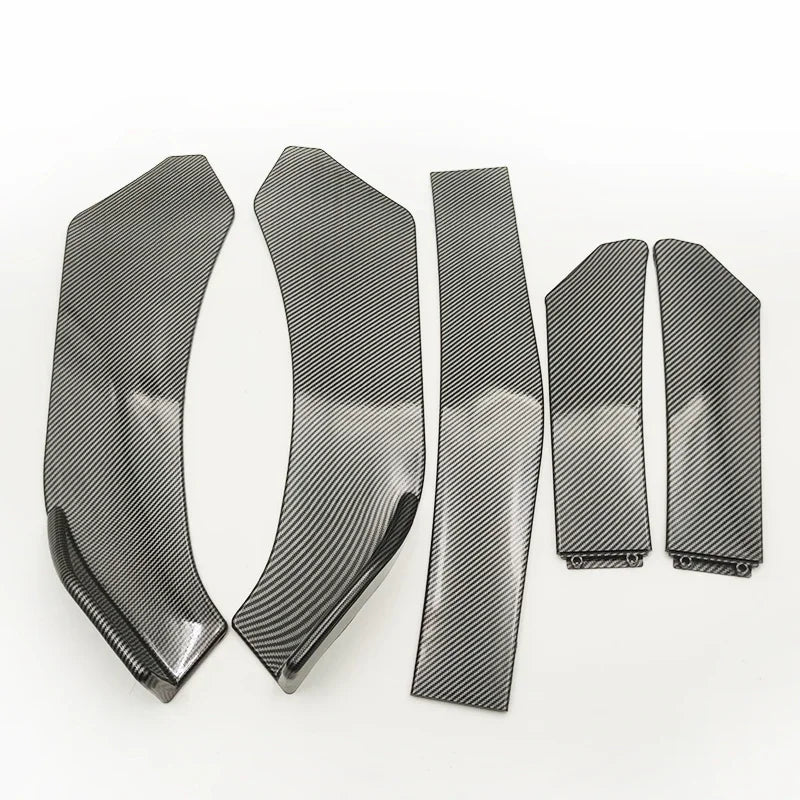 Universele splitter body kit met canards (5-delig)