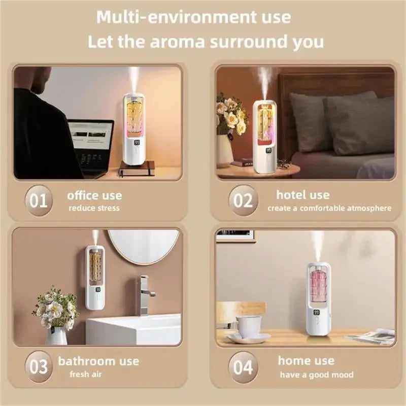 Automatische aromadiffuser voor huis en badkamer