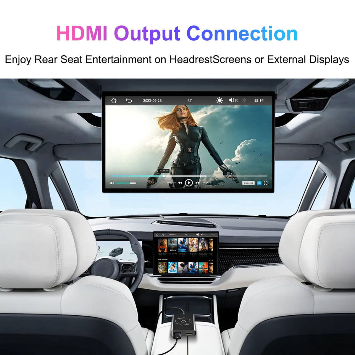 CarPlay AI Box (Android 14) – Netflix & YouTube in je auto