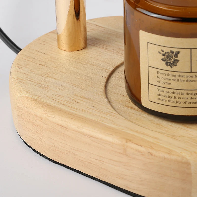 Kaarsenwarmer lamp met timer en dimmer (EU-stekker)
