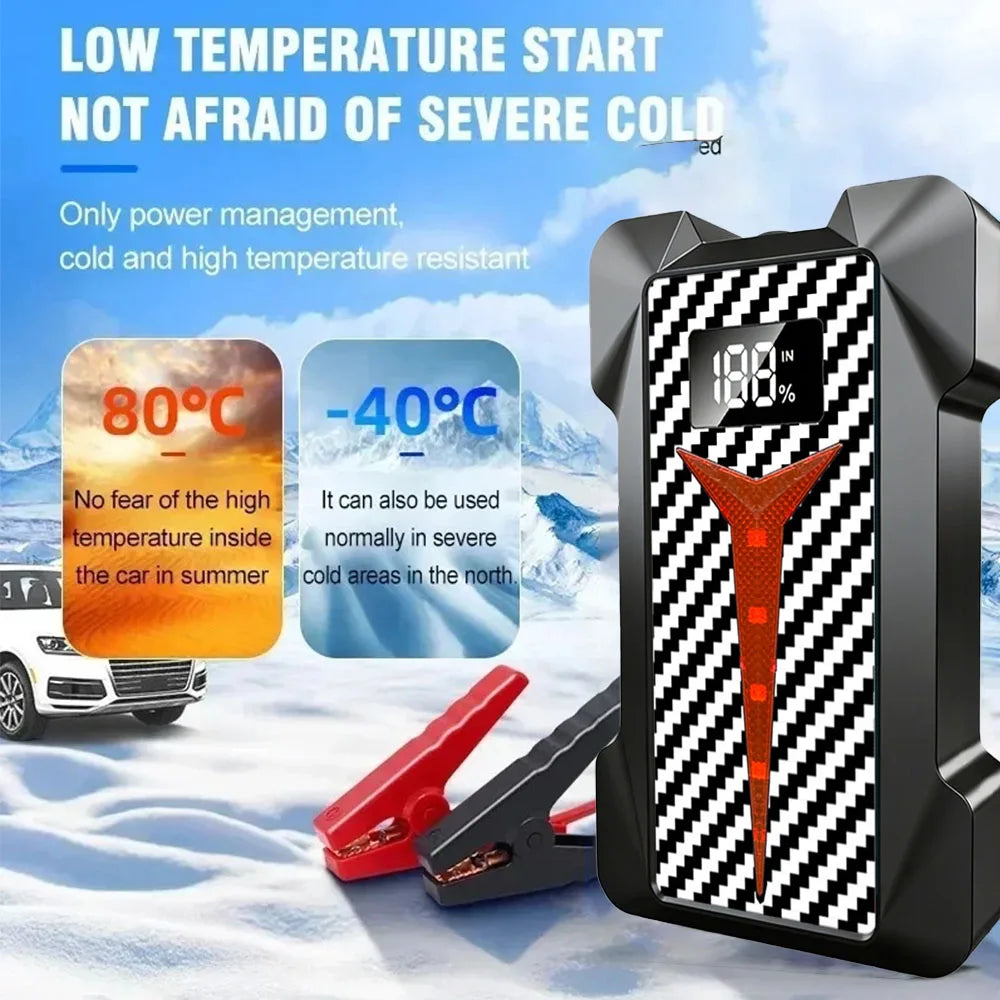 Jumpstarter en powerbank voor de auto (600A)