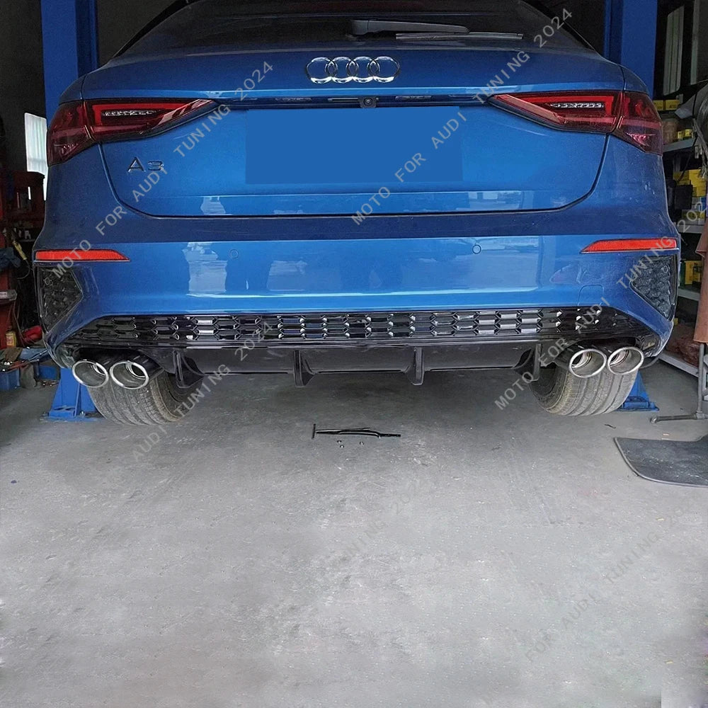 S3-look achterdiffuser voor Audi A3 8Y S-line (2020–2024)