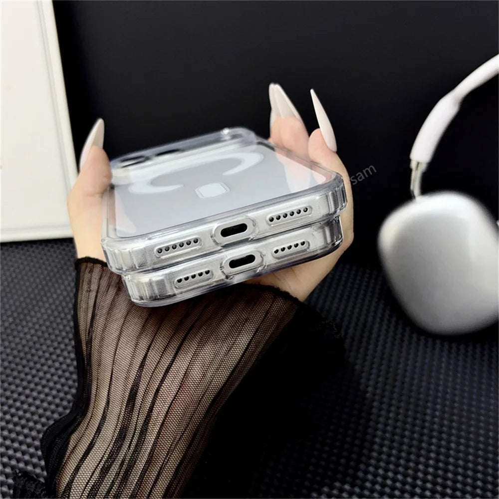 Transparant MagSafe-hoesje voor iPhone 17 / 17 Pro / 17 Pro Max / 18