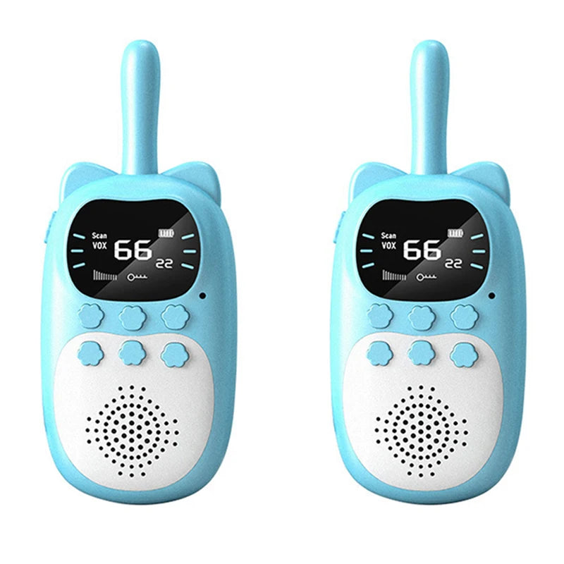 Walkietalkieset voor kinderen (2 stuks, oplaadbaar)