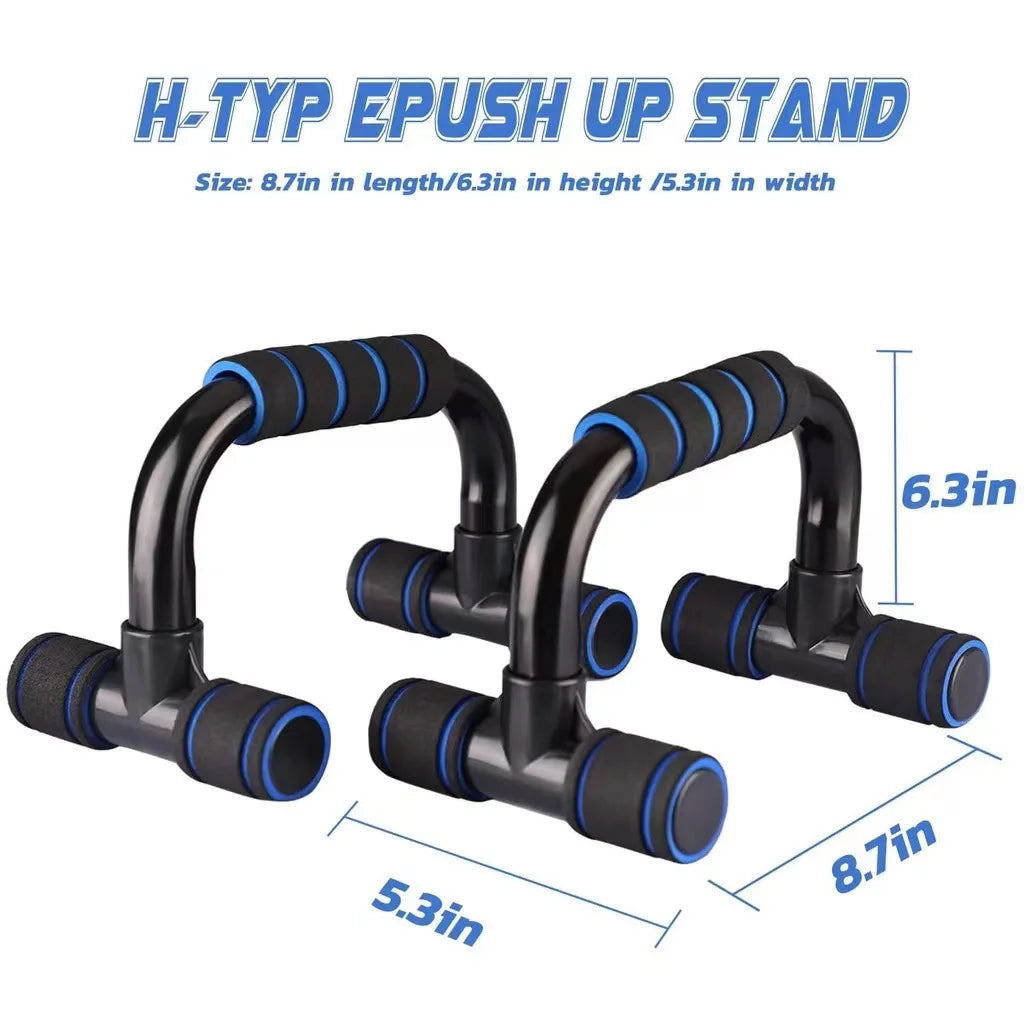 Push-up bars met foam grip